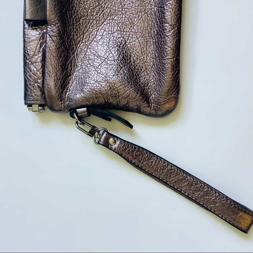 Leather Wristlet Wallet by Kate Koll